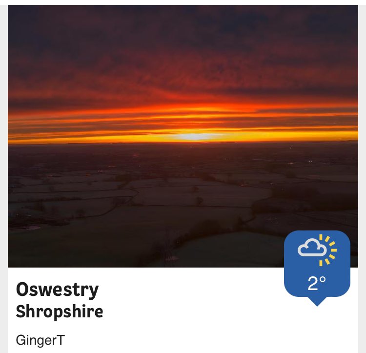 Beautiful #weatherwatchers pictures sent in today! #sunrise