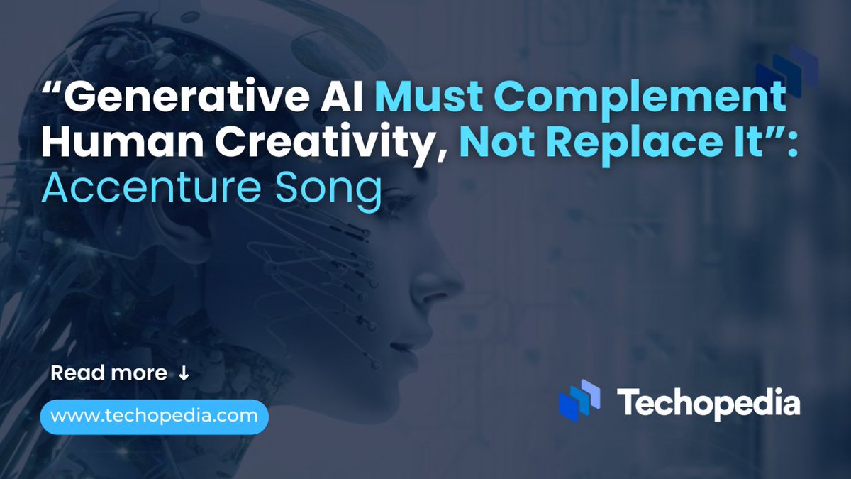 techopedia's tweet image. We recently sat down with Curtis to discuss the Accenture Life Trends 2024 report and how the visible and invisible bonds between people and their world are changing.
Learn more: i.mtr.cool/lkottfsvpg

#AIandCreativity #TechTrends2024 #HumanAI #InnovationInsights #FutureofTech