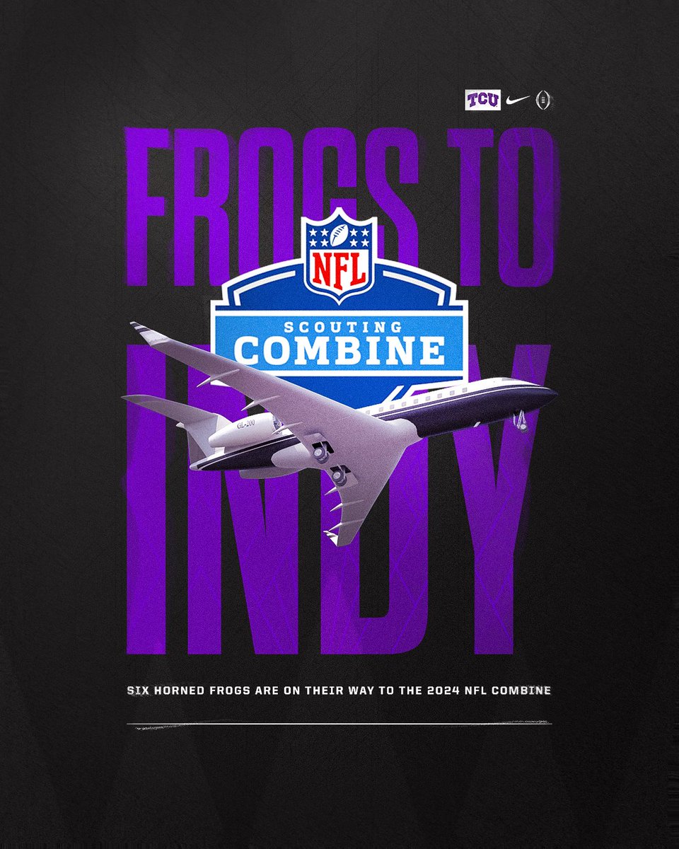 We are top of the new Big 12 with 6 Frogs heading to Indy this week! #BleedPurple | #ProFrogs