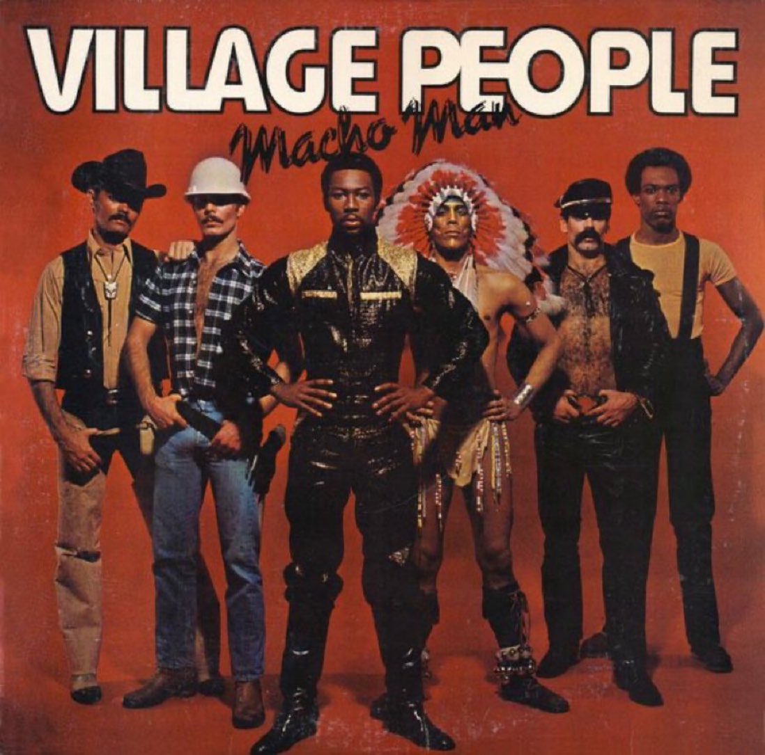 On February 27, 1978, Village People released their second studio album “Macho Man”. It would reach number 24 and is certified platinum. #VillagePeople