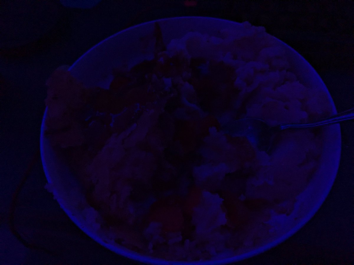 fishboxes's tweet image. Black man eats pie and mash. 
He is British.