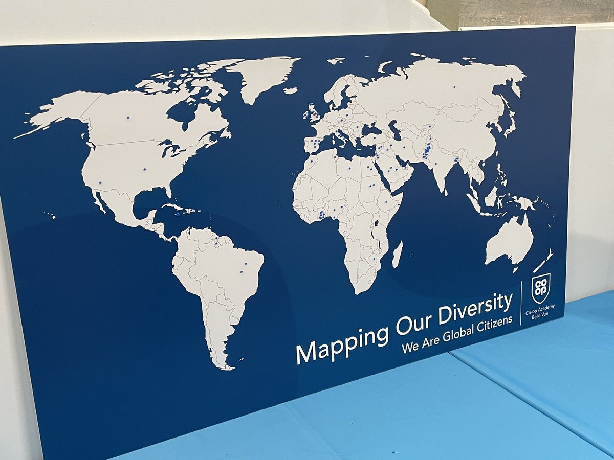 Students & Staff have loved ‘Mapping our Diversity’ as one of our culture week activities. #TheBelleVueDifference