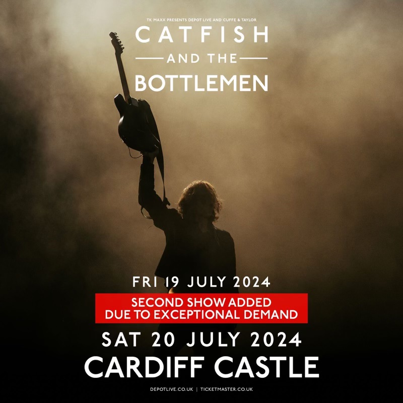 CARDIFF CASTLE - PRE-SALE SOLD OUT IN ONE MINUTE! 
 DUE TO PHENOMENAL DEMAND, SECOND NIGHT ADDED: 

- SATURDAY 20TH JULY -

TICKETS ON SALE 10AM FRIDAY : 
shops.ticketmasterpartners.com/catfish-and-th…