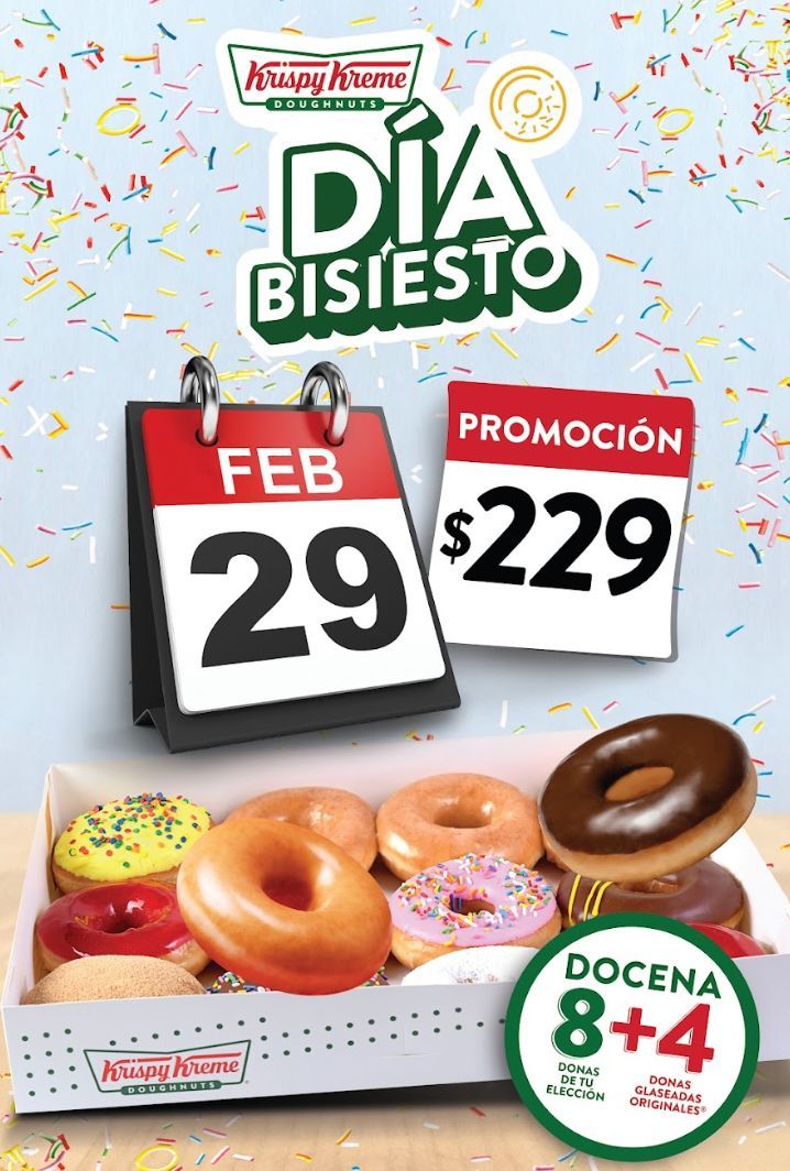 #KRISPYKREME® celebra y endulza este día #bisiesto - Business&amp;Marketing News buff.ly/49TPXUF