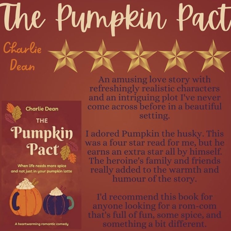 What a lovely review for The Pumpkin Pact! ❤️❤️❤️❤️❤️
