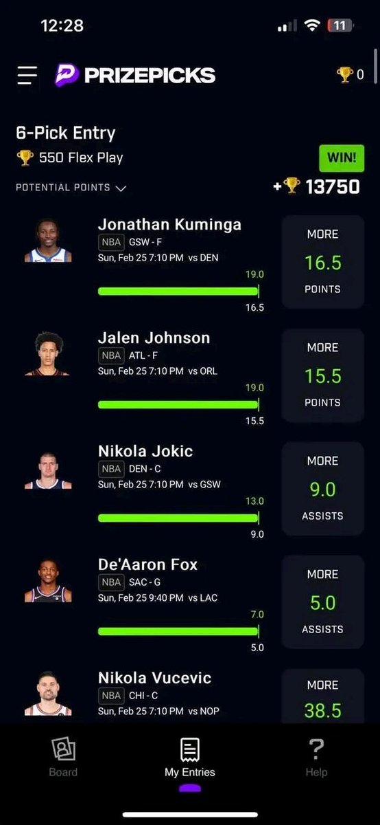 Come on baby!🏒💰Greenie!🫡🤑Cash the VIP pick! Join the family!🤝🚀

➡️t.me/+YBJxJm9FwGs4M…

#PrizePicks #GamblingTwitter #FreePicks #NBA #NFL #CSGO #CBB #sportsbetting #sportsbettingpicks #PlayerPropBets #prizepicksplays #PrizePickscfb #prizepickslocks #underddog #Sleeper