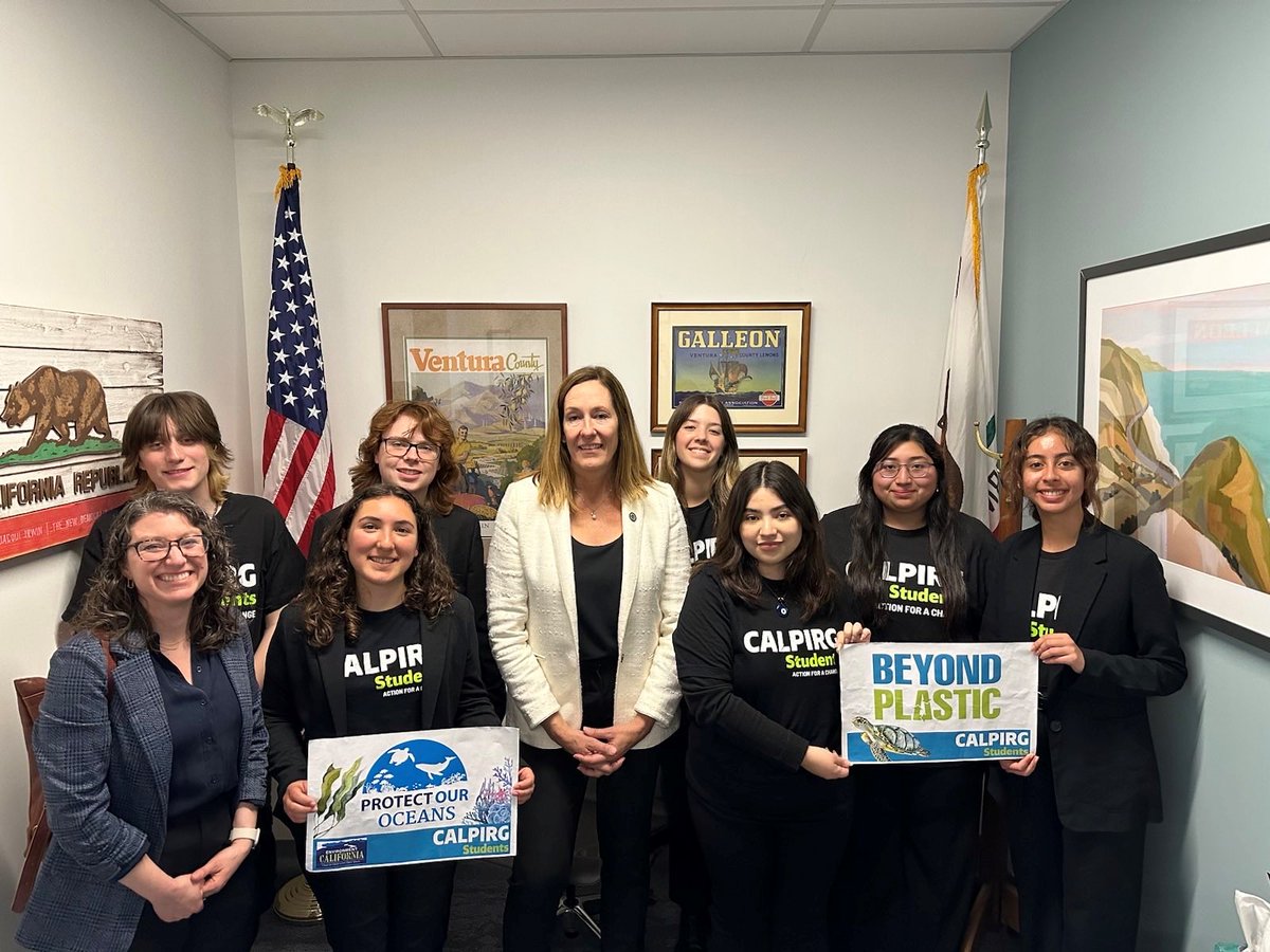 Thank you @CALPIRG for visiting my Sacramento office to discuss the importance of protecting our fragile oceans & environment. I also appreciate your continued support of #AB660 that seeks to standardize dates on food products! #CALeg