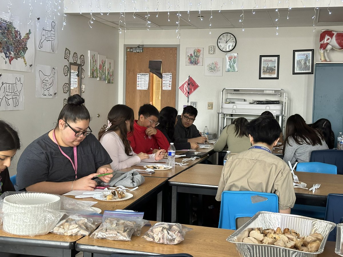 Allison Miller M.S. (@millers_herd) on Twitter photo Large Animal students have had the opportunity to do a Meat Lab this week in class! They have been learning about the different retail meat cuts for livestock and what they look like on the shelf. Now they get to see it cooked and try it if they choose to! <a href="/iisdCTE/">Irving ISD CTE</a> Large Animal students have had the opportunity to do a Meat Lab this week in class! They have been learning about the different retail meat cuts for livestock and what they look like on the shelf. Now they get to see it cooked and try it if they choose to! <a href="/iisdCTE/">Irving ISD CTE</a>