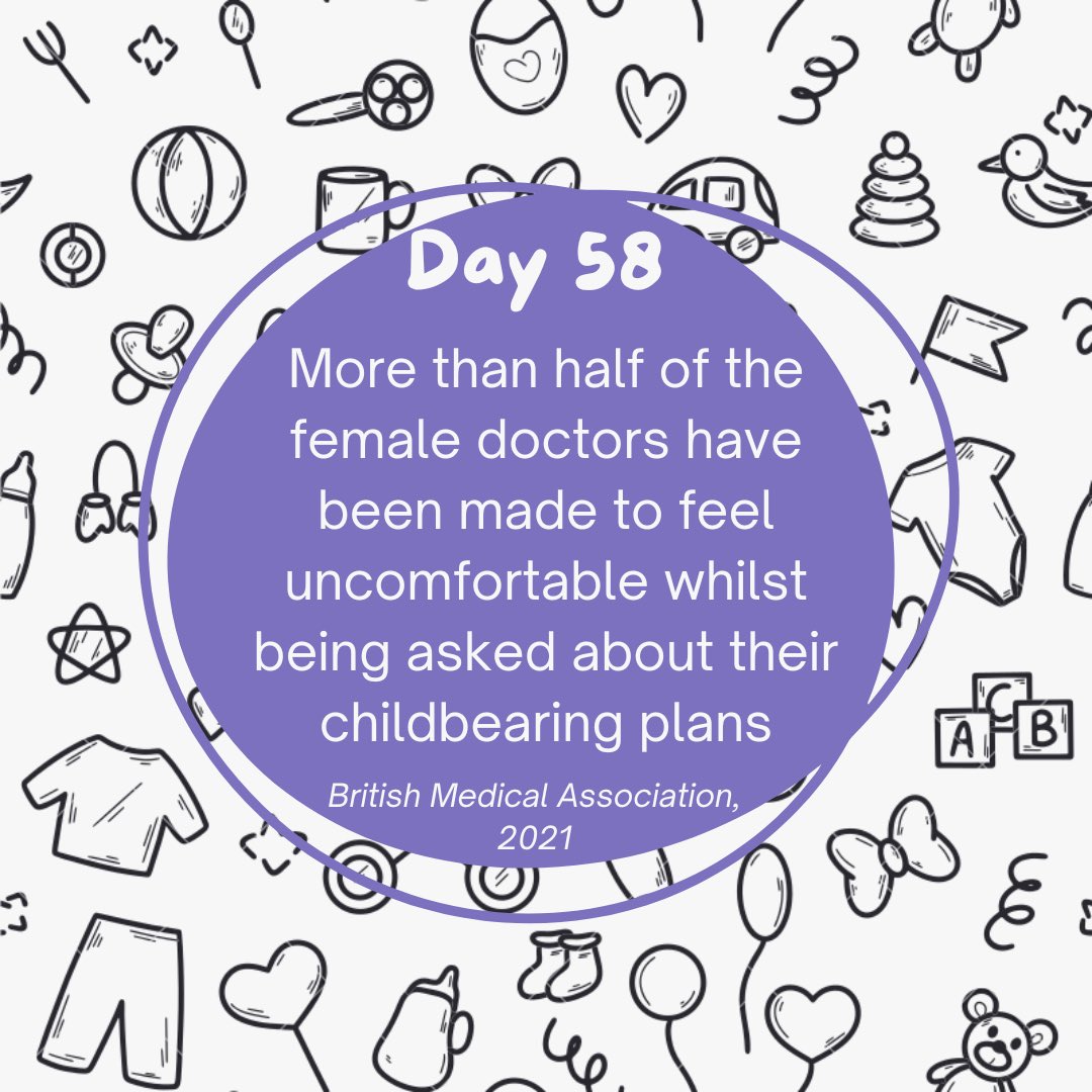 100wordproject's tweet photo. More than half of the female doctors have been made to feel uncomfortable whilst being asked about their childbearing plans
#genderbias #workplace #childbearing #sexism #doctors #TheHLA #100wordproject #medicine https://t.co/KHr20MVI6J