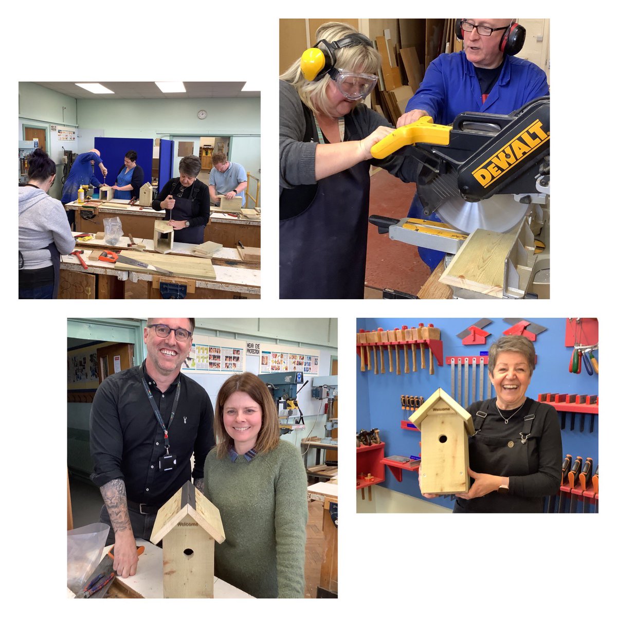 Julie Jenkins (@cfsmpencoed) on Twitter photo Year 5/6 parents from our cluster schools had a fantastic time <a href="/PencoedComp/">Pencoed Comp</a> making bird boxes for their community garden. Thank you to the amazing staff - this workshop gave parents a taste of life in this wonderful school. <a href="/WG_Education/">Welsh Government Education</a> @CSCJES <a href="/BridgendCBC/">Bridgend CB Council</a> #year6transition Year 5/6 parents from our cluster schools had a fantastic time <a href="/PencoedComp/">Pencoed Comp</a> making bird boxes for their community garden. Thank you to the amazing staff - this workshop gave parents a taste of life in this wonderful school. <a href="/WG_Education/">Welsh Government Education</a> @CSCJES <a href="/BridgendCBC/">Bridgend CB Council</a> #year6transition