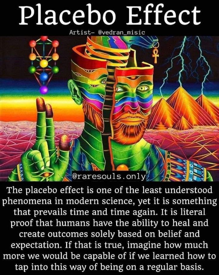 #placebo #mindovermatter #meditation #higherfrequencies #innerhealing #intune #energymedicine #bodymindspirit #deephealing #healyourself #selfhealing #higherconsciousness #highervibrations #intuitivehealing #lifeforceenergy #quantumhealing #healthyself #selfhealers #placeboeffect