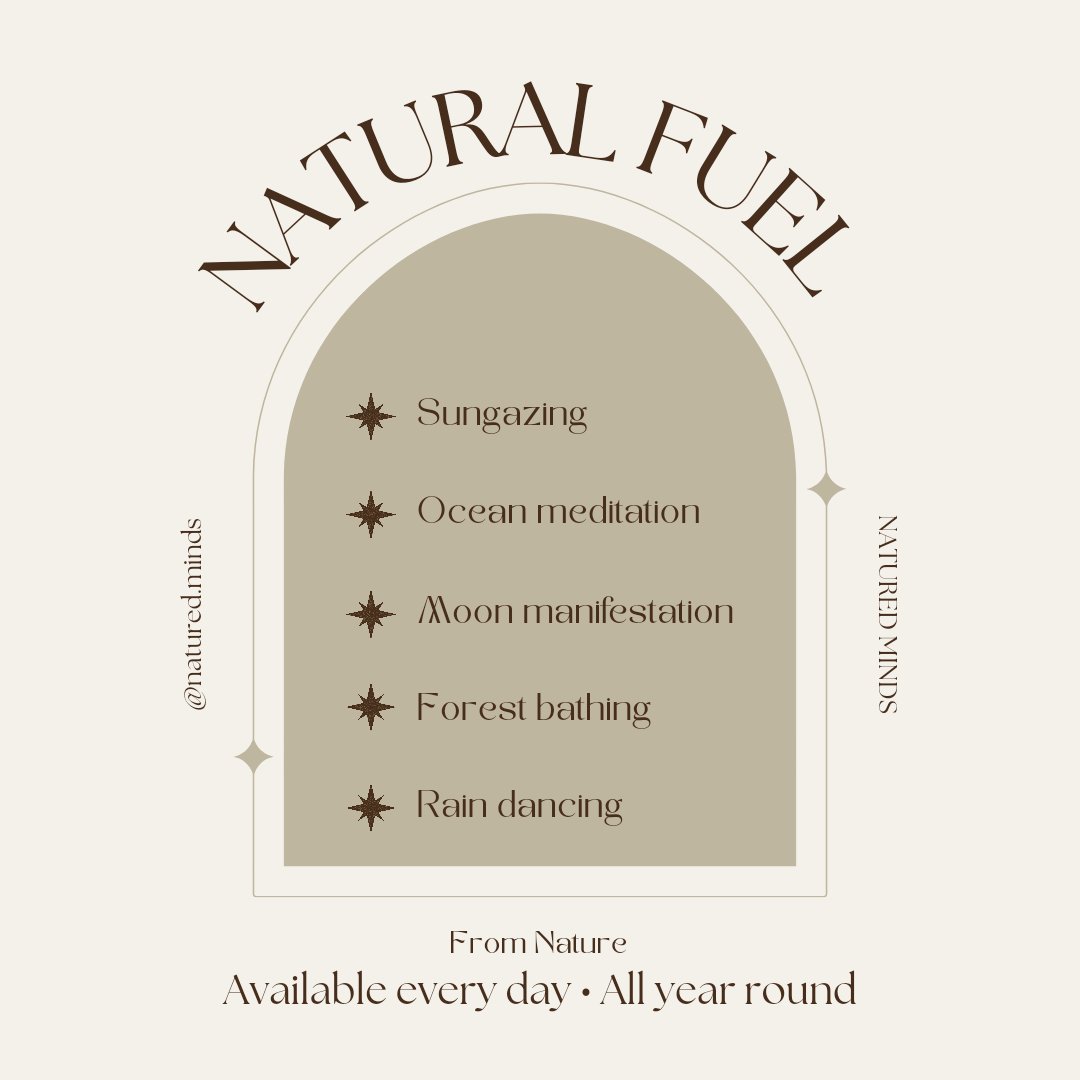 Fuel Your Wellbeing with Nature 🌿

Elevate your mental and physical health.

Connect with nature's rhythms and discover your inner peace and vitality. 

Dive deeper, live fully. 🌊🌲🌕🌧️