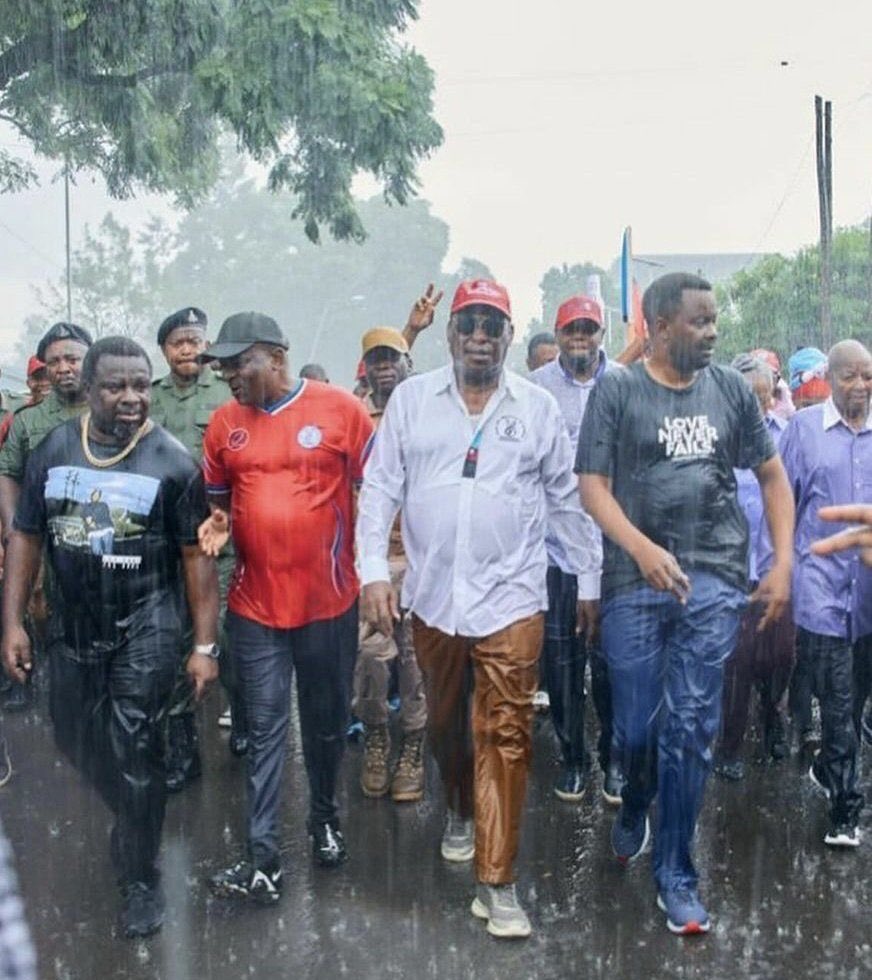 Marching for Democracy no matter the weather… #MaandamanoYaAmaniArusha