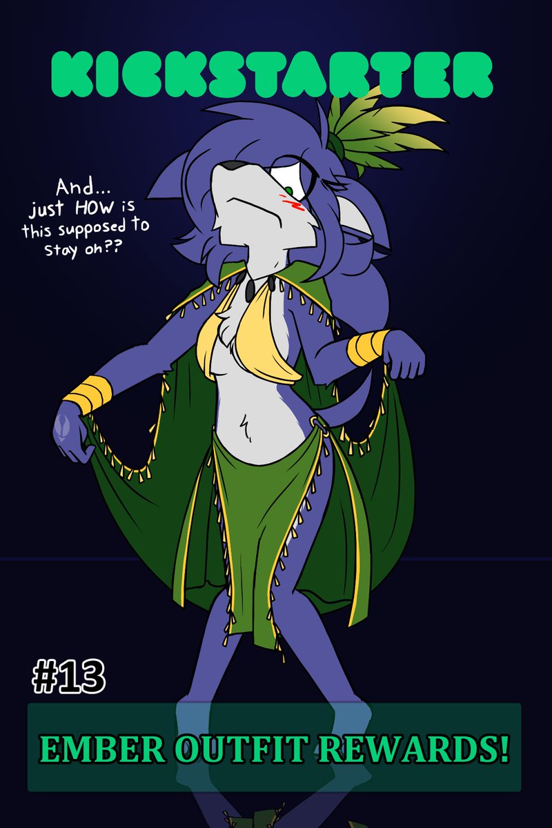 Ember outfit #13: Twokinds Tribal Garb!

People can pick an outfit for Ember as an add-on in the Kickstarter: kickstarter.com/projects/w0lfm…

📷