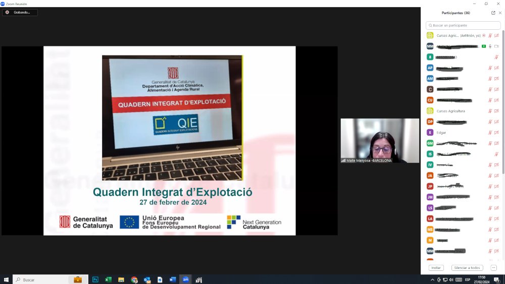 FEMAC_CAT's tweet image. 📢 Avui 27/02, hem celebrat la 2a sessió virtual del Mòdul del #QIE  dins del curs #OMMPA finançat pel programa #CONFORCAT A Mida
@fpo_continua #Producció #Agraria #Sostenible #PAS #agricola! 🌽🥬#FormacióContinua #ConforcatAMida #MRR2023 @agricursos @ruralcat 🧑‍🌾📋🍏