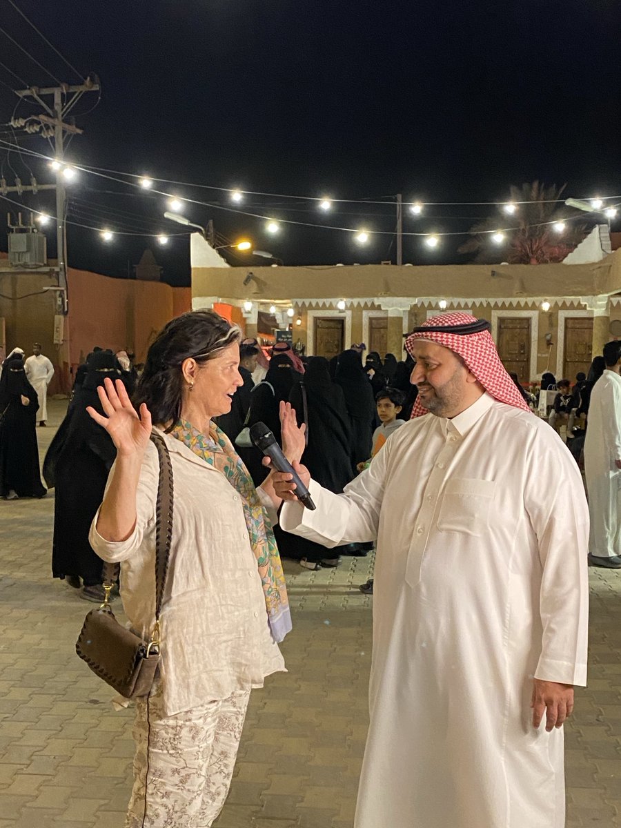 DKAmbKSA's tweet photo. Deploying my few words in #Arabic during an interview about my #Qasab expierience at ⁦@QASABSALTSEASON⁩ https://t.co/LPjspgFXN8