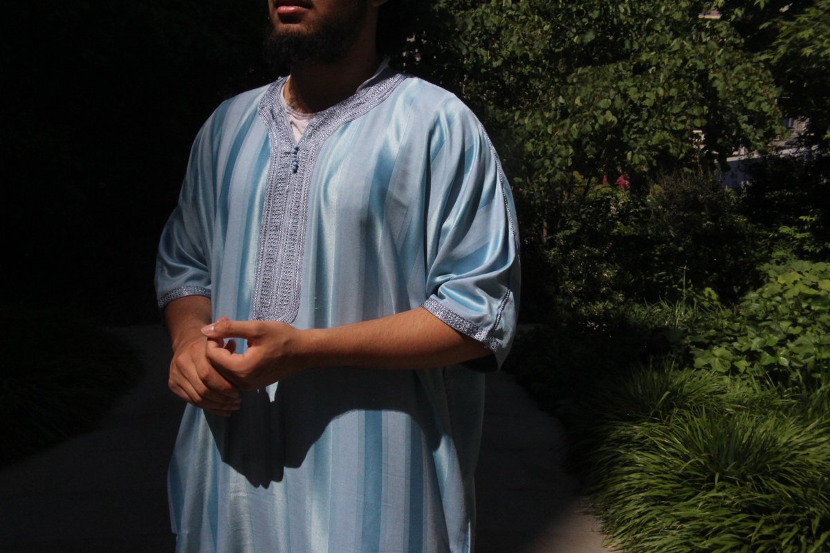 almaeysoor1's tweet image. Our popular ‘sky-blue’ moroccan thobe is now back in stock ! Visit our website to purchase now, whilst stocks last 🏙️

ALMAEYSOOR.CO.UK