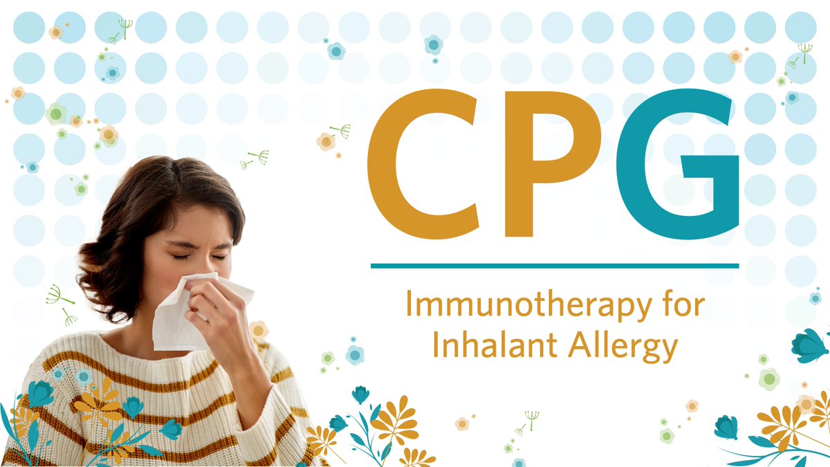 AAOHNS's tweet image. Clinical Practice Guideline: Immunotherapy for Inhalant Allergy published in @Otojournals, offers clinicians 12 evidenced-based Key Action Statements to guide in treating patients experiencing symptoms from #inhalant #allergies with #immunotherapy. entnet.org/AITCPG