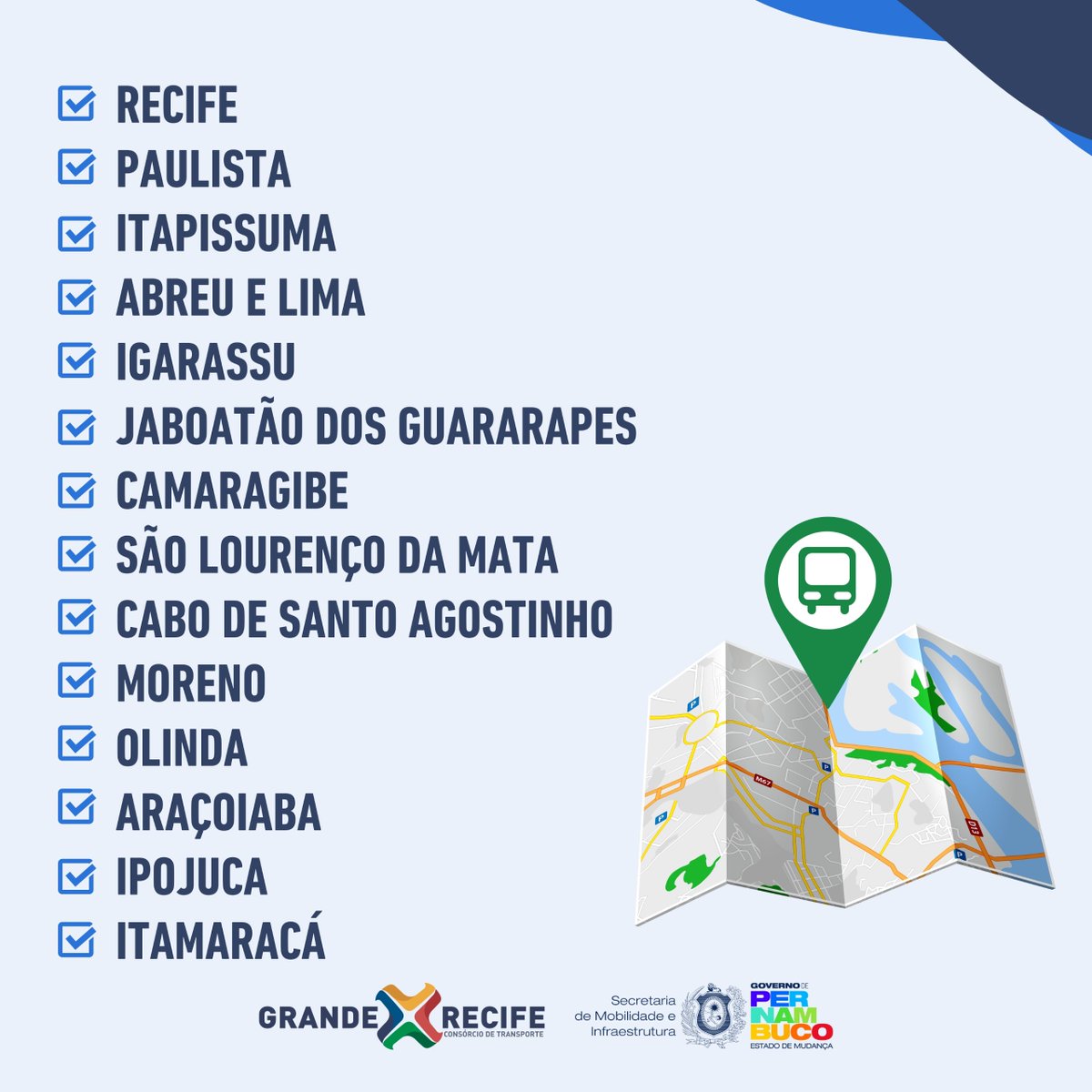 Chegou a hora de fazer sua carteira de estudante 2024!  👀

Os estudantes que podem solicitar a Carteira de Identificação Estudantil ( CIE) 2024 conosco  são os que estudam em municípios que fazem parte da Região Metropolitana do Recife (RMR).