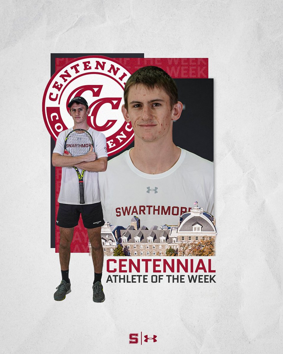 Congrats to Max Lindstrom on earning the program's second-straight Centennial Athlete of the Week selection!

📰 swarthmoreathletics.com/news/2024/2/27…