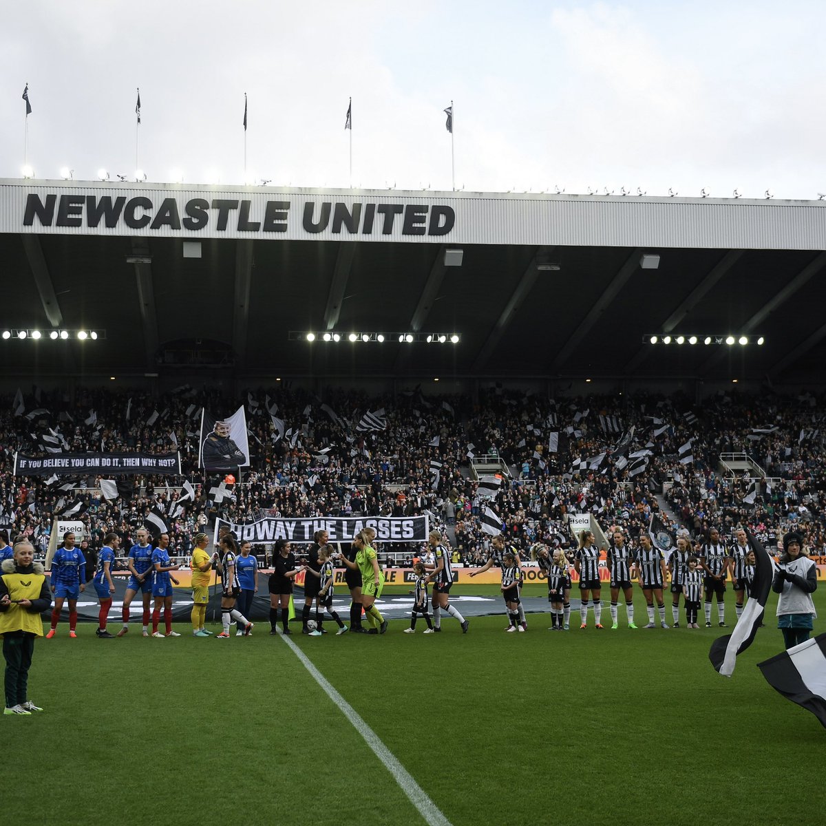A very special moment walking out at St James’ Park in front of over 20,000 fans on Sunday. 🏟️ Bring on the final! 💃