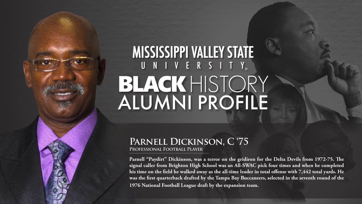 #BlackHistoryAlumniProfile Parnell Dickinson Professional Football Player💚🤍 #MVSU1950 #ValleyInMotion #ValleyFirst #Blackhistorymonth2024