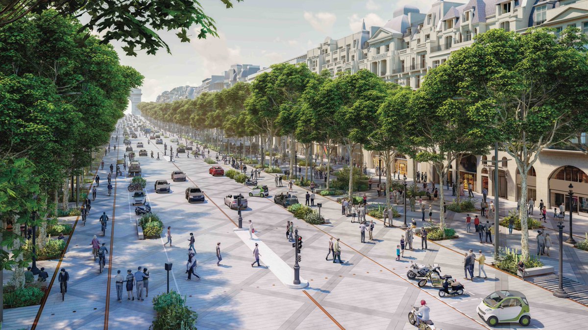 #NEWS The Champs-Elysées is getting a royal facelift!

Abandoned by locals, awash with tourists and retailers, the world’s most beautiful avenue is refusing to become the Paris equivalent of Times Square. It will be greener and slimmer for the Olympics.

➡️france-amerique.com/the-triumphant…