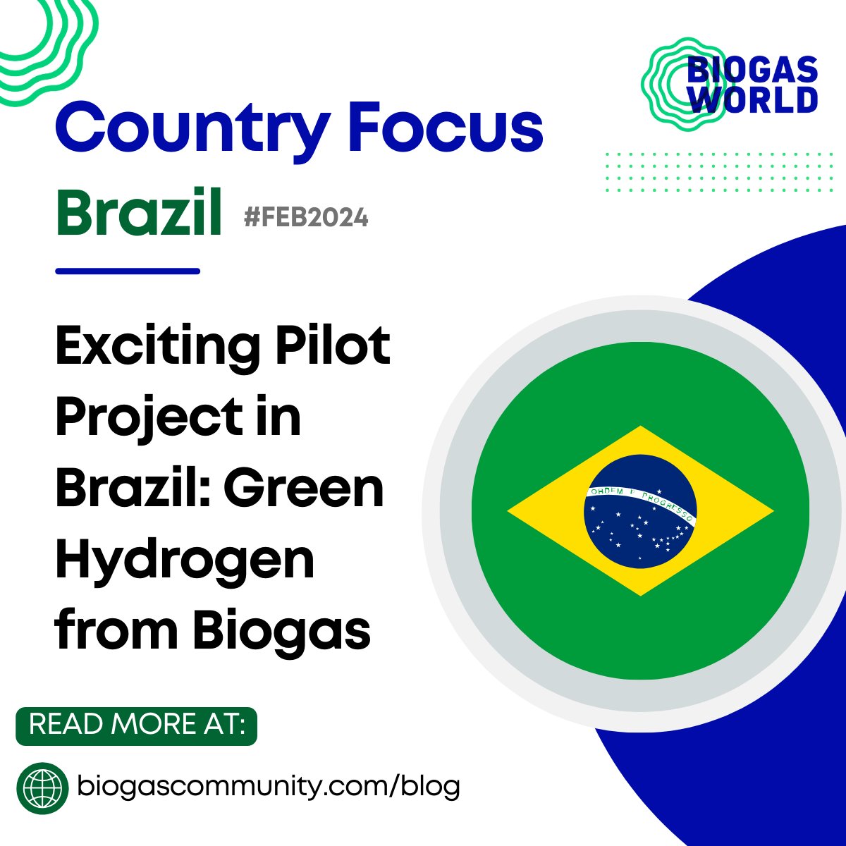 BiogasWorld_'s tweet photo. #BiogasFocusMonth | @sanepar, @DWIH_SP and #CIBiogรกs are jointly developing a pilot project to produce #greenhydrogen from #biogas generated from #wastewater.
๐ Read more at: https://t.co/qFk6szpo2V
.
#BiogasFocusBrazil #RNGBrazil #BiogasBrazil #Brazil #RNGArticle #RNGBlog #RNG https://t.co/kyZq8nzFPq