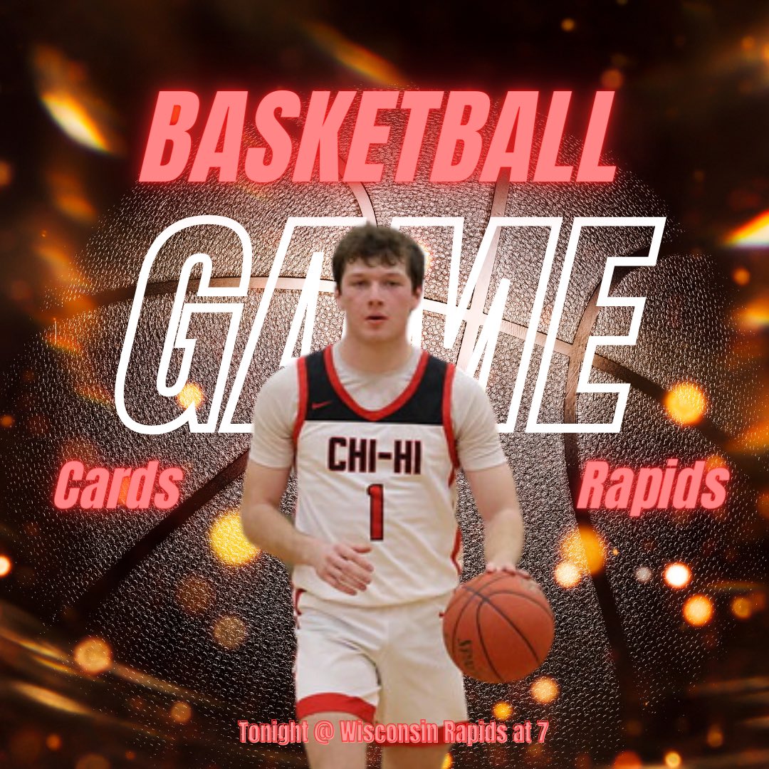 CFHSMedia's tweet photo. Men’s basketball tonight! Away at Wisconsin Rapids. Good luck cards! #rollcards #basketball #chihi #cardinals https://t.co/dRsnqzMffO