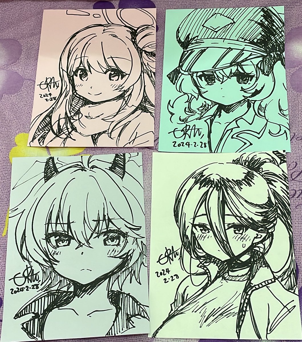 まだ台湾にいますがサンクリ用にちょこちょこ描いてます 