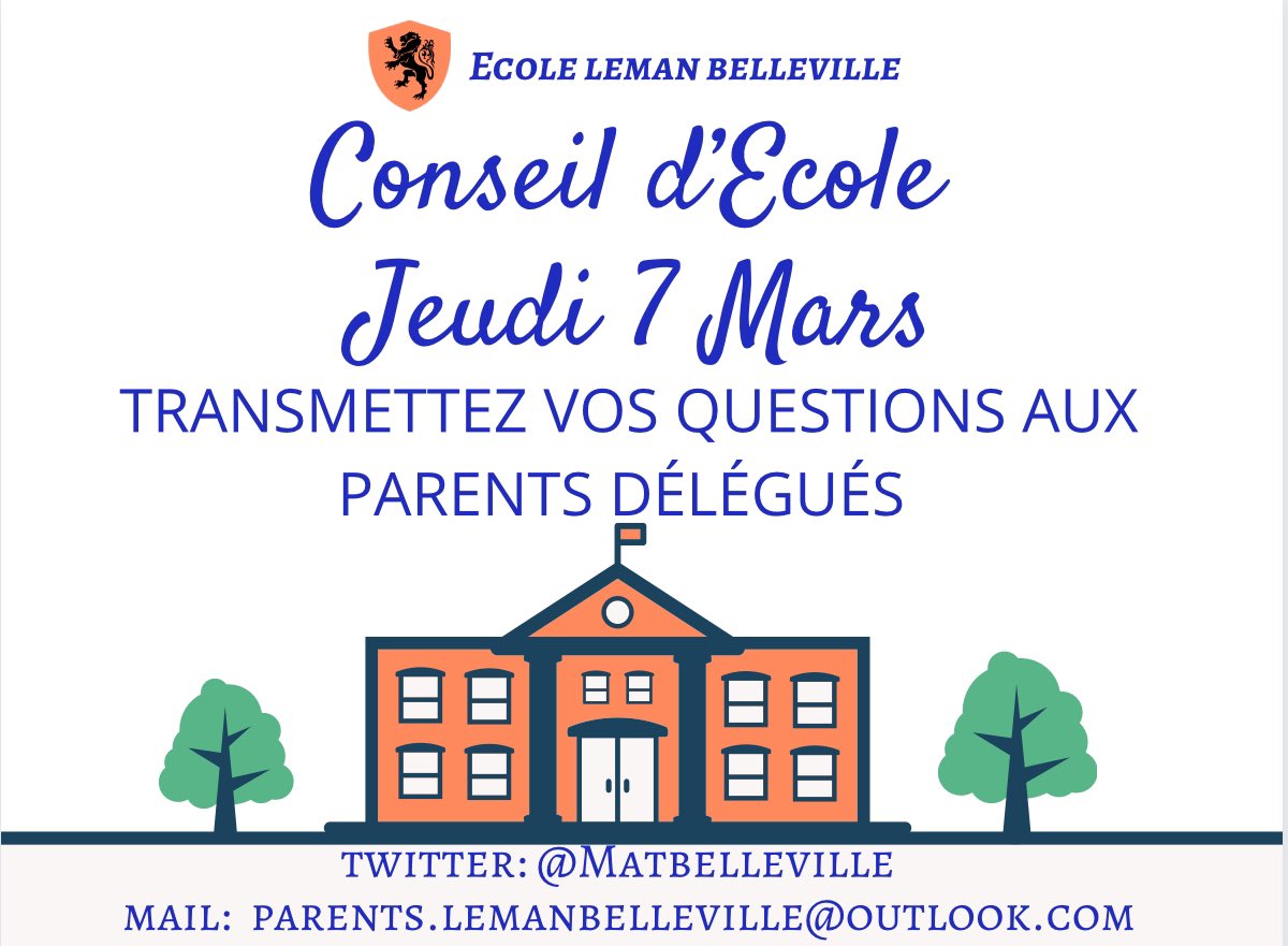 Parents de l’école maternelle Léman Belleville tweet media