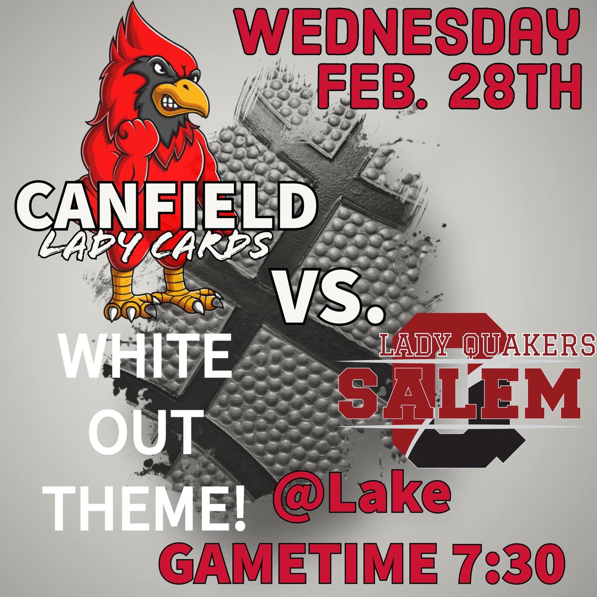 CardsLadyhoops's tweet photo. WHITE OUT THEME FOR WEDNESDAY'S GAME!!! COME OUT AND SUPPORT OUR LADY CARDS!  GO CARDS!!! https://t.co/Ql4aUCN7I3