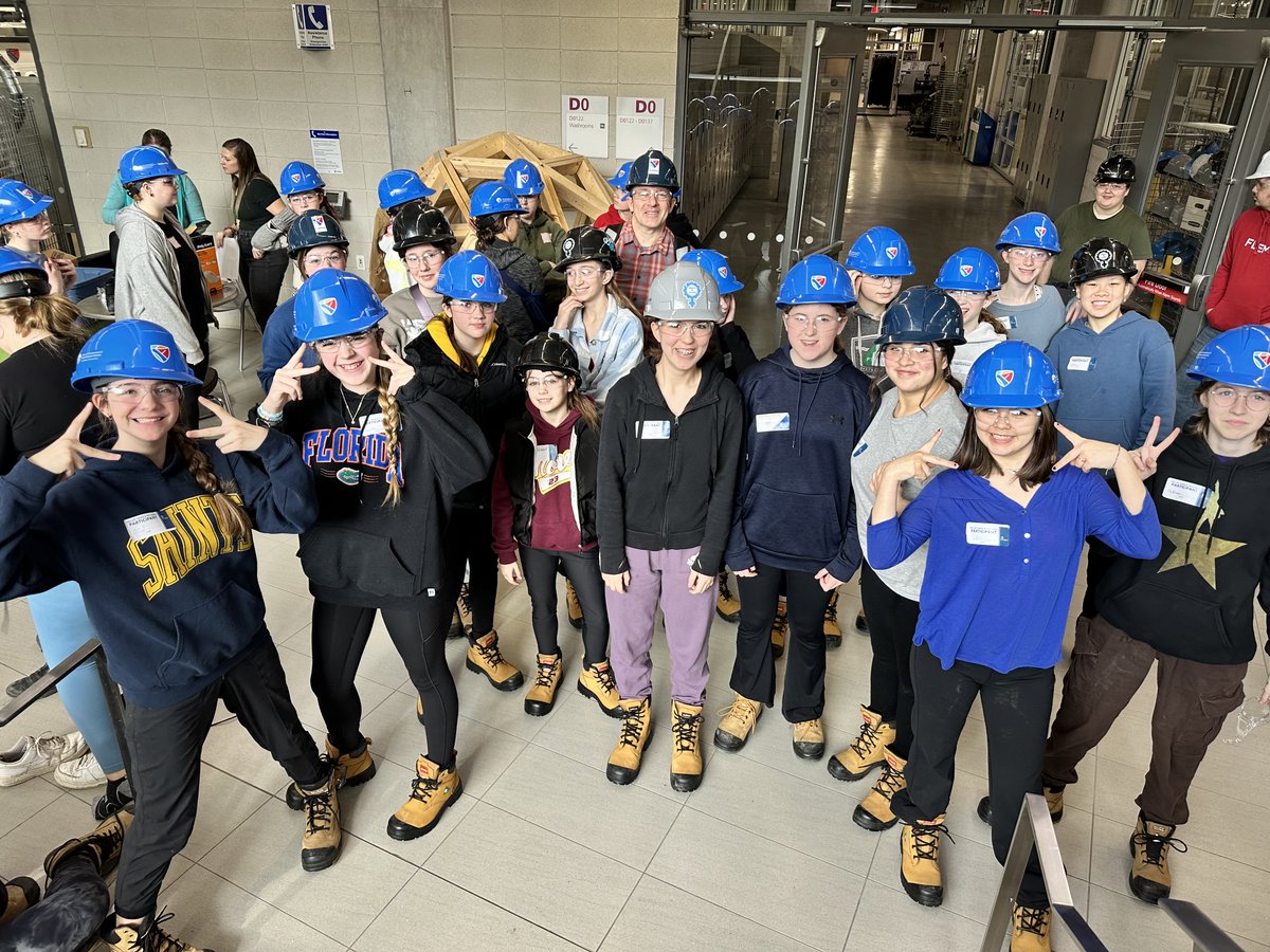 Our Intermediate Girls are exploring the trades at Fleming College today!  #pvncinpsires