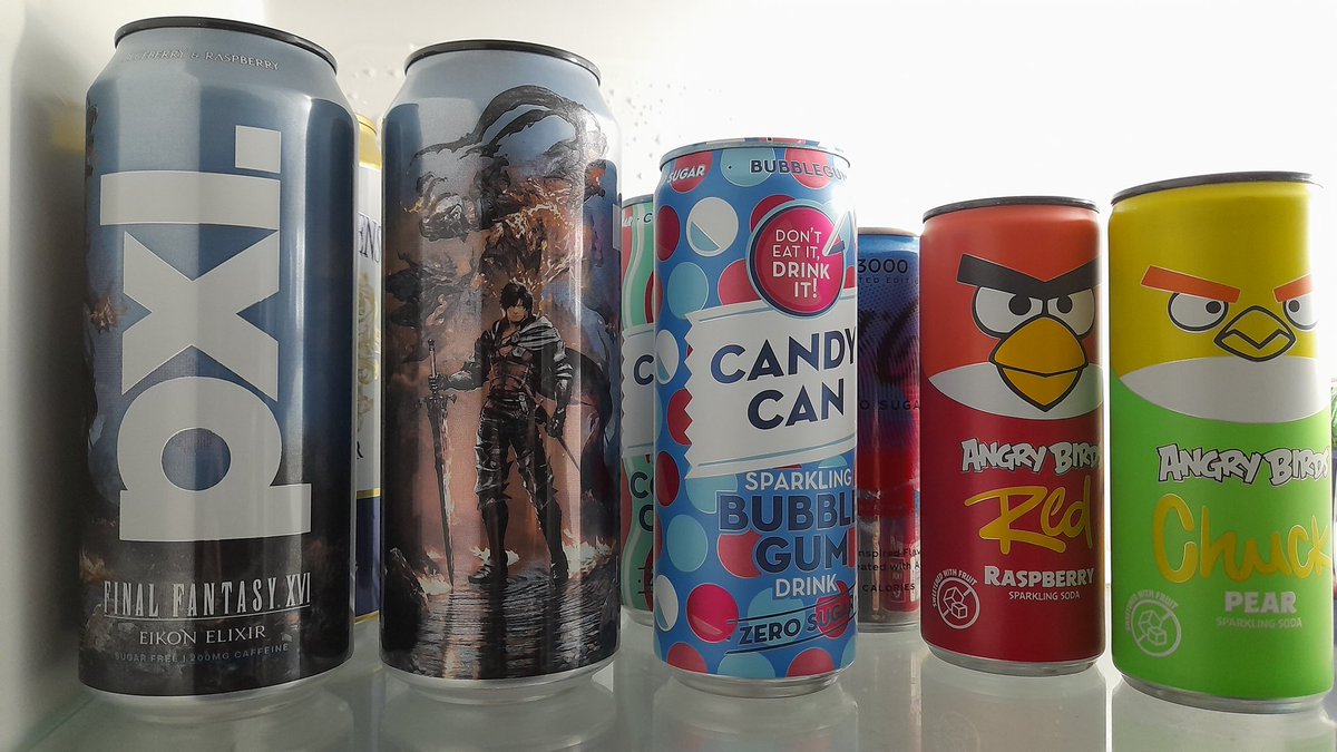 I found the very beautiful #FinalFantasyXVI themed beverage #EikonElixir from #pxl out in the wild!  And for a fairly #CheapPrice to boot so I got two cans - one to #drink and one to #keep! Have you tried it and if so what did you think of it?