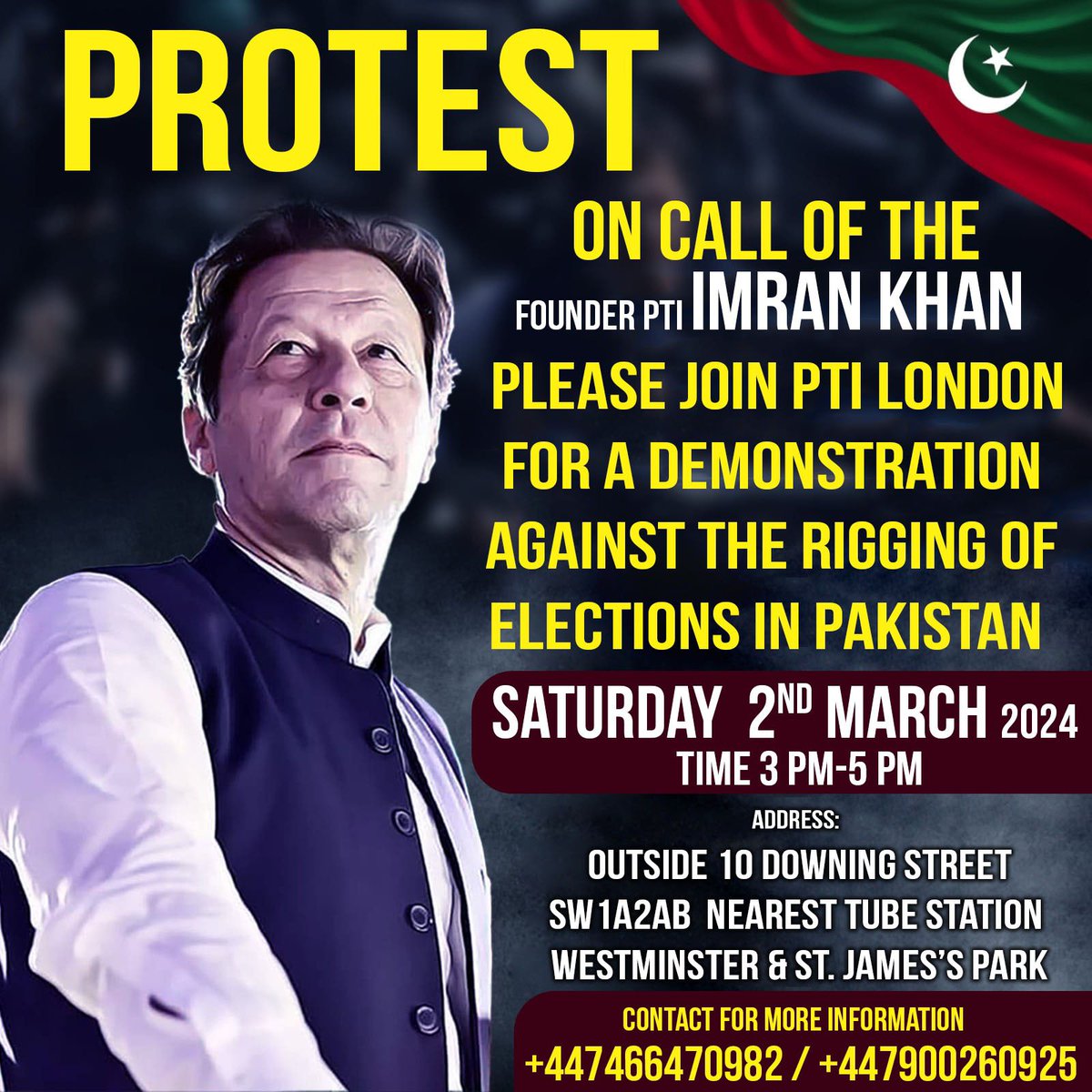 PTI London Official tweet media
