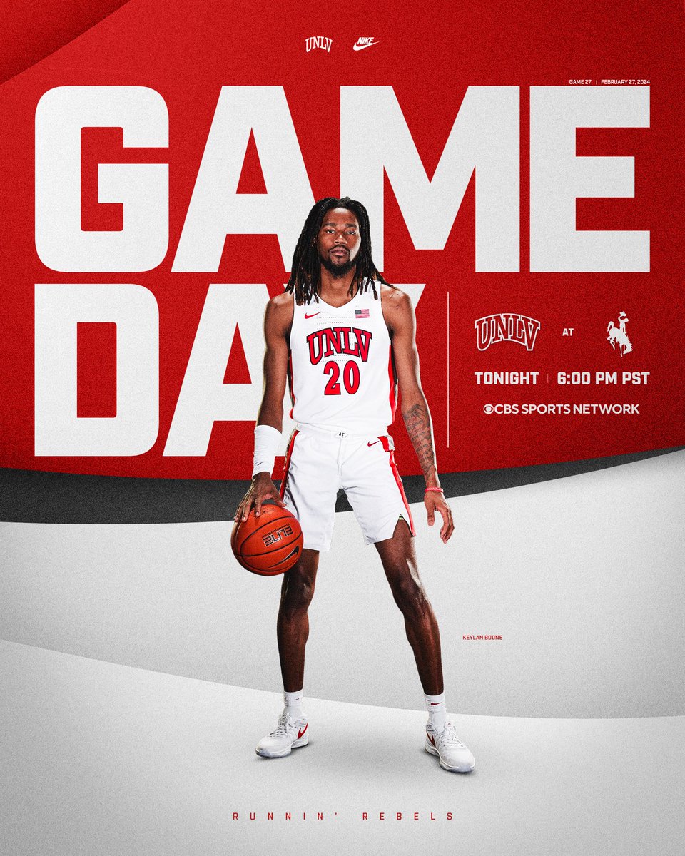 Let’s Ride

🆚 Wyoming
⏰ 6:00 PM
📍 Laramie, WY
📺 CBSSN
📻 ESPN Las Vegas