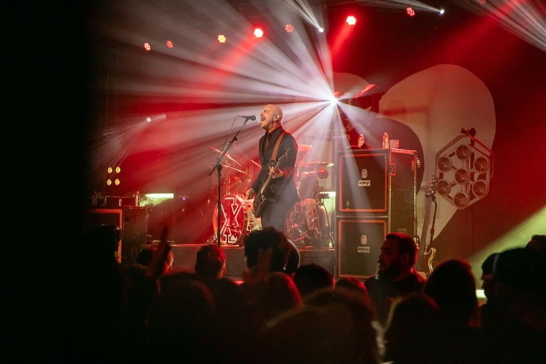 riserecords's tweet photo. The @Alkaline_Trio 'Blood, Hair, And Eyeballs' Tour is underway. 💀  Photos: @doodare https://t.co/lVFy6kMIFi
