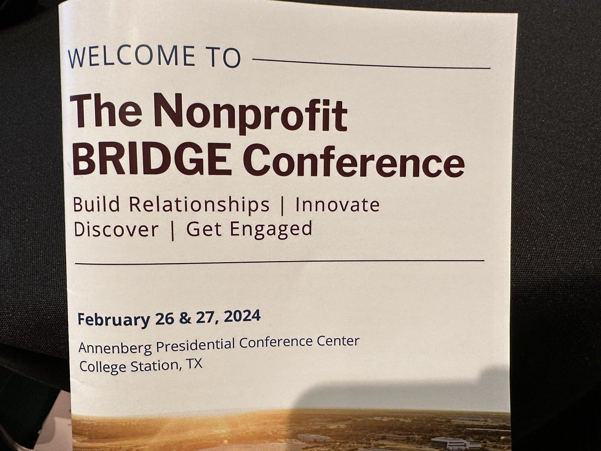MNPM faculty speaking on a panel at #CNPBRIDGE2024 to share about our successful stories in university and nonprofit collaboratives. @HanjinMao @HoustonFoodBank @CNPatBushSchool