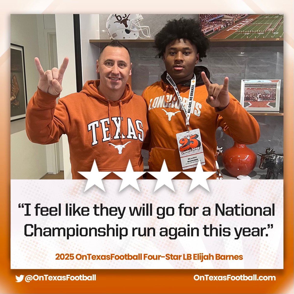 OnTexasFootball stopped by Dallas Skyline High Monday to see one of the nations top prospects in 2025 @ElijahBobarnes1 ontexasfootball.com/forums/topic/7…