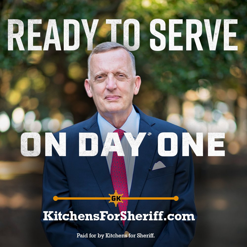 Greg4Sheriff's tweet photo. From combat zones to community service, Greg Kitchens has always put others first. Now, he's ready to serve Charleston County as your Sheriff. #ServiceAboveSelf https://t.co/MYTXMtWR3T