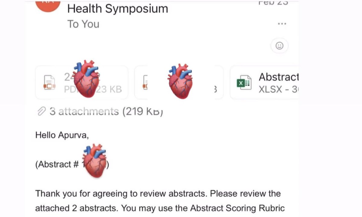 ApurvaChalla's tweet photo. Exploring the art of medicine by reviewing abstracts for a conference โ a journey that completes the circle! From writing abstracts and hoping for acceptance to now being on the other side as a reviewer. ๐๐ #AbstractReview #MedicalJourney" https://t.co/e8yzgyx2xS