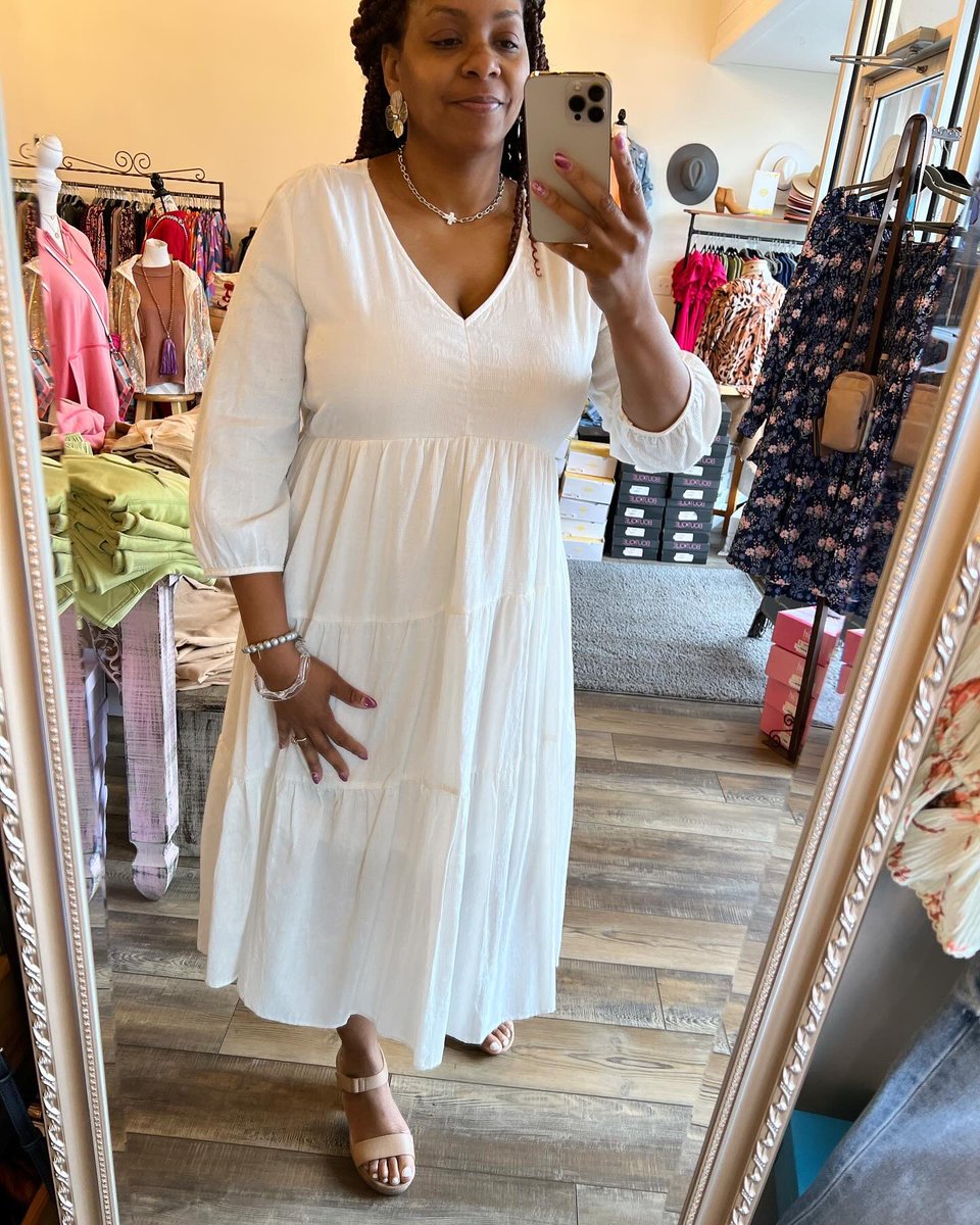 Cotiqueshop's tweet photo. A white dress you may love!
Available in sizes small-large
Flowy style. Lined and comfortable!
⚪️Open 12-6 today⚪️
#whitedress #accessories #dressup #white #outfitinspiration #dressinwhite https://t.co/0i9CVWbof1