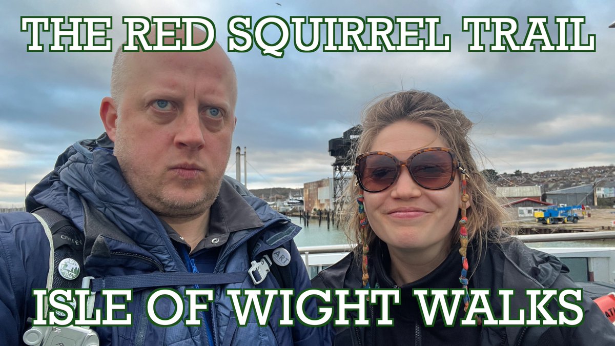 A video of a walk in a straight line on the Isle of Wight - The Red Squirrel Trail youtu.be/Hp1akLJ7uUA #isleofwight #walking