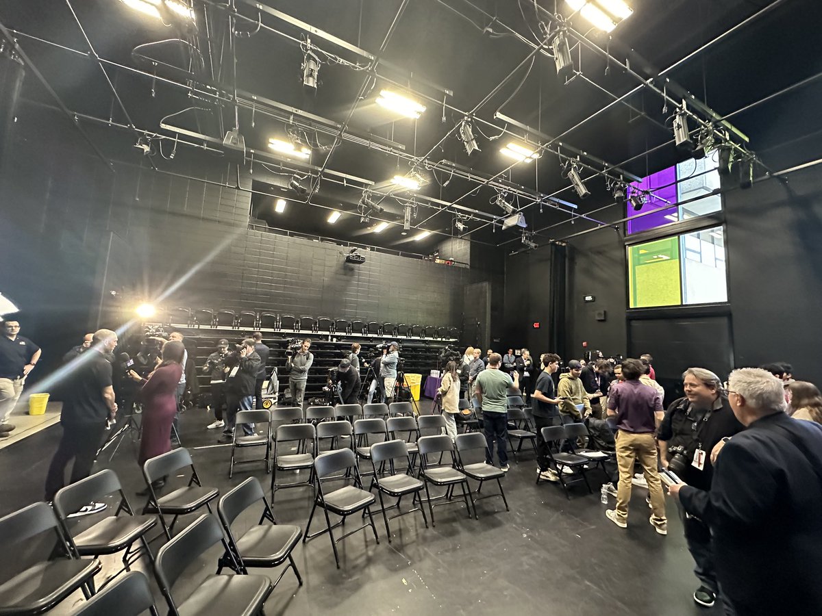 Here is some behind the scenes from today!