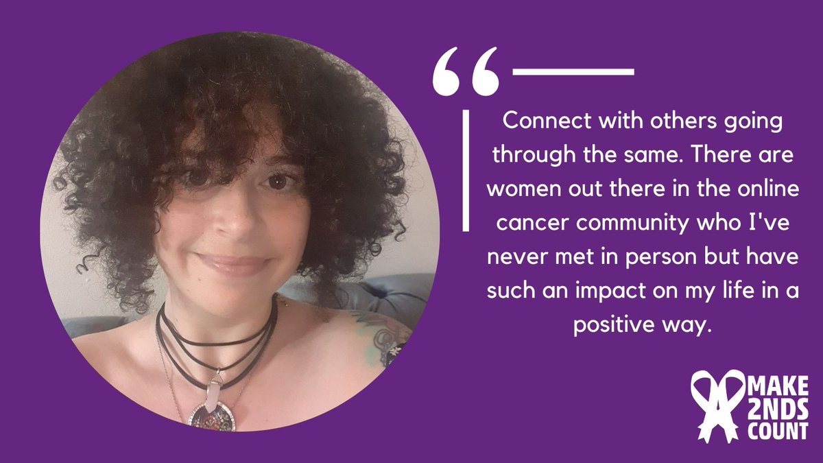 Our community has been sharing advice to help others on their secondary breast cancer journey. Annemarie from Doncaster says: 'Do you own research, ask questions and advocate for yourself!' Our website can help with any questions you have: make2ndscount.co.uk #YourSBCAdvice