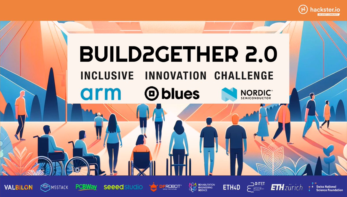BUILD2GETHER IS BACK! 💥

Join our latest challenge to help push inclusive innovation further. This time we're calling upon the community to create solutions that are useful and novel for people with mobility and visual impairments. Over $100K in prizes! bit.ly/build2gether2