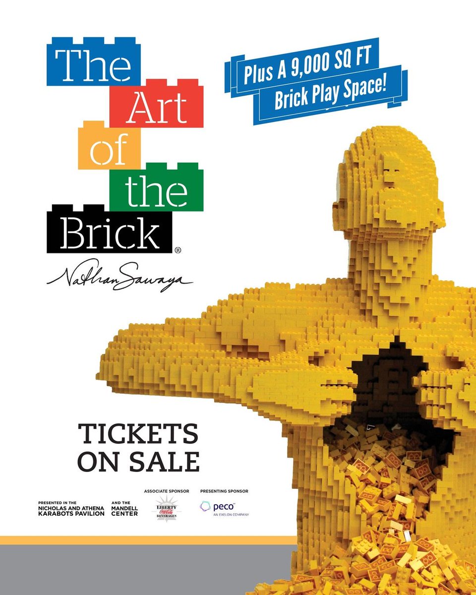 Head to the @franklininstitute for one of CNN's Top Ten 'Global Must-See Exhibitions,' The Art of the Brick!

#franklininstitute #legoart #uniqueart #nathansawaya #brick #architecture #design #discoverphilly #lovephilly #ticketsonsale #oneofakind #unique