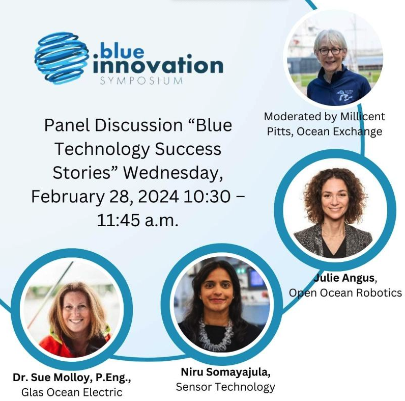 Tomorrow Millicent Pitts from Ocean Exchange is moderating this panel discussion at the #BlueInnovationSymposium in RI! @BlueSymposium #blueeconomy #oceaneconomy #marineindustry @GlasOceanElec @sensor_tech @OceanRobotics