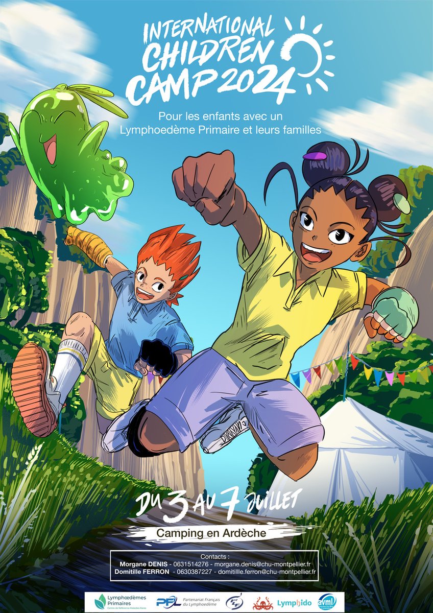 AVML Association Vivre Mieux Le Lymphoedème (@alymphoedeme) on Twitter photo Bonne nouvelle !
La 3ème édition du camp international pour les enfants ayant un #lymphoedeme primaire est de retour en France du 3 au 7 juillet 2024.
En savoir plus
lymphocamp.org/fr/
Notre association est partenaire de ce beau projet.
<a href="/FAVAMulti/">Filière FAVA-Multi</a> <a href="/lasfmv/">SFMV</a> <a href="/Echoraljpangio/">Dr Jean Pierre Laroche #vacciné 6.0</a> Bonne nouvelle !
La 3ème édition du camp international pour les enfants ayant un #lymphoedeme primaire est de retour en France du 3 au 7 juillet 2024.
En savoir plus
lymphocamp.org/fr/
Notre association est partenaire de ce beau projet.
<a href="/FAVAMulti/">Filière FAVA-Multi</a> <a href="/lasfmv/">SFMV</a> <a href="/Echoraljpangio/">Dr Jean Pierre Laroche #vacciné 6.0</a>