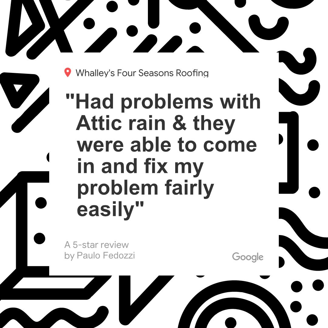 W4SRoofing's tweet image. &quot;Thrilled with another 🌟5-star review from Paulo! Tackled his attic rain issue head-on. As temps fluctuate, keep an eye out for stains or problems. Spot something? Let&apos;s fix it before costs rise. Stay vigilant! 💧🏠💸 #AtticSolutions #HomeCare #CustomerSatisfaction
